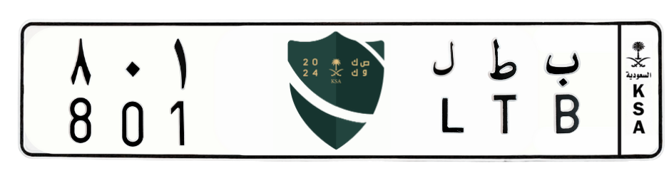 لوحة ب ط ل 801